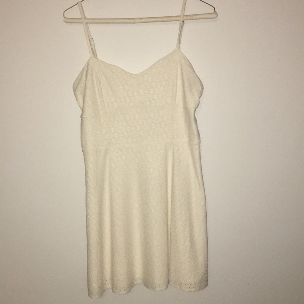 A mini dress